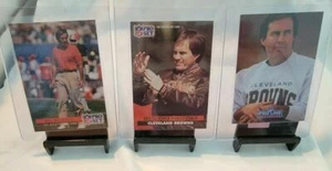 3 BILL BELICHICK CARDS 1991 PRO-SET NOVATOS PRO LINE Y 1992 NUEVOS PATRIOTAS DE INGLANDIA - Imagen 1 de 2