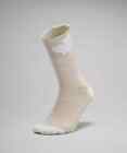 Lululemon Team Canada Daily Stride Boot Crew Sock Mens Olympic Ivory~M~L~Xl