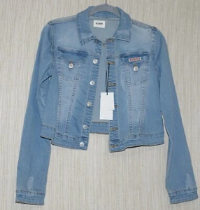 Hudson Blue Everyday rebel Distressed Denim Kids Jacket Size:XL - Picture 1 of 4