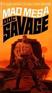 Paperback Cover Poster - DOC SAVAGE - Mad Mesa (1972) Canvas Art 14"x24" - Picture 1 of 1