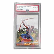 1993 Marvel Masterpieces Hawkeye #70 PSA 10 Gem Mint Avengers Skybox Comics 