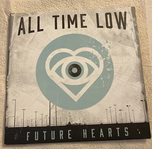 ALL TIME LOW Future Hearts TRI-COLOR Vinyl Lp White, Black , Lt Blue 2015 OOP! - Picture 1 of 14
