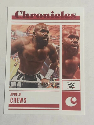 Apollo Crews WWE 2023 Chronicles  Red Base Parallel /199 - Image 1 of 2