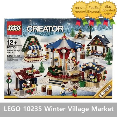 LEGO Creator 10235 Winter Village Market 1261 Pieces / Retired New Sealed - Image 1 of 3