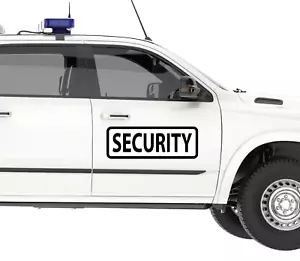 Segnali magnetici di sicurezza 6""x18"" bianchi neri per adattarsi a furgone o suv - Foto 1 di 4