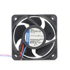 624N Axial Fan DC 24V 92mA 2.2W 60*60*25MM 2-wire 6100RPM Cooling Fan - Picture 1 of 2
