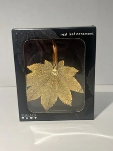 Stillleben Real Leaf Ornament Sammlung Maple Leaf Gold - Bild 1 von 2