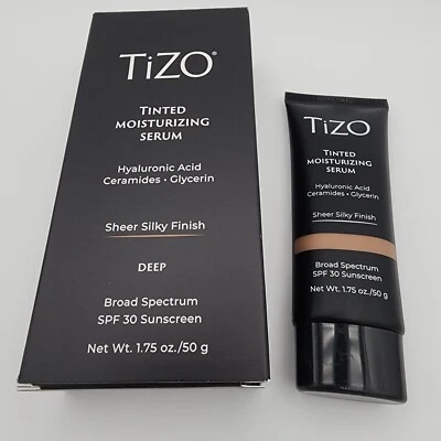 TIZO Tinted Moisturizing Serum DEEP SPF 30 Broad Spectrum 1.75 oz (50g) - Image 1 of 4