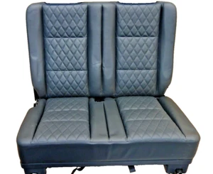 Mercedes G Klasse W463 Sitze Rücksitzbank Sitzbank  Rücksitze Leder schwarz  - Bild 1 von 4