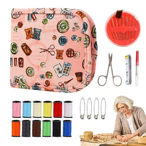 Sewing Kit With Case Embroidery Travel Needle Thread Portable Sewing Kit Set - Picture 1 of 8
