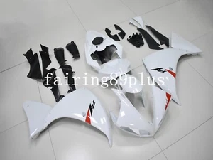 White Red ABS Injection Pre-drilled Fairing Kit Fit for 2009 2010 2011 YZF R1 - Picture 1 of 8