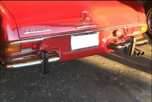 Parachoques trasero cromado pagoda 1963-1971 para Mercedes 230SL 250SL 280SL W113 2 piezas - Imagen 1 de 7