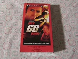 VHS Gone In 60 Seconds Nicolas Cage 1999 New Sealed - Picture 1 of 2