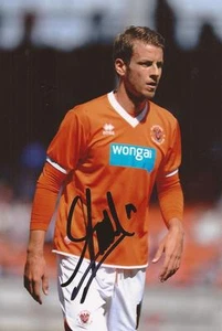 BLACKPOOL: ANDREA ORLANDI SIGNED 6x4 ACTION PHOTO+COA - Picture 1 of 1