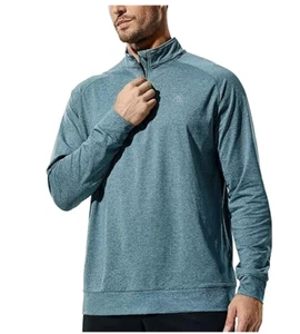 Haimont Men's 1/4 Zip Pullover Shirt Long Sleeve Lightweight Quick Dry XXL - Picture 1 of 6