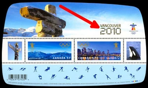 Canada Stamp #2366C - Vancouver 2010 Olympic Winter Games (2010) 2 x 57¢ (Sou... - Picture 1 of 1
