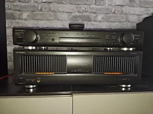 technics Preamp SU-C800U SE-A800S power Amp vintage 1990s 110w rms with remote - Picture 1 of 3