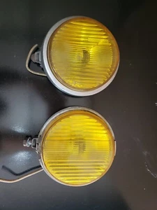 Bosch Chrom fog lights fog lamps VW Beetle bus Porsche 356 Mercedes w108 w111 - Picture 1 of 4