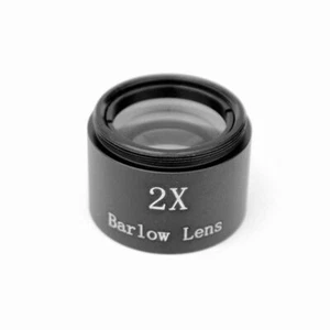 Lente Barlow metálica de 1,25 pulgadas 2X para ocular telescópico M28,6*0,6/M30*1 hilo - Imagen 1 de 11