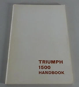 Manual del propietario/manual Triumph 1500 soporte 04/1976 - Imagen 1 de 3