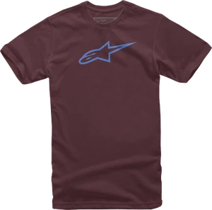 Alpinestars Ageless Classic T-Shirt 1032720308370XL Maroon/Blue XL - Picture 1 of 1