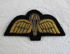 Fallschirmregiment: "PARA JUMP WINGS BADGE" (63mm x 32mm, Bullion, 1990s Period) - Bild 1 von 4