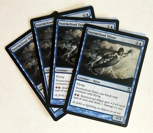 Stormcloud Djinn (4) Time Spiral NM MTG Magic the Gathering - Picture 1 of 2