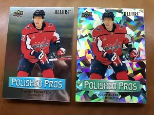 2023/24 Allure Evgeny Kuznetsov 2 Card Lot Polished Pros 065/249 Capitals - Picture 1 of 2