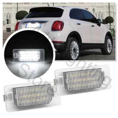 LUCI TARGA LED FIAT 500X 500 X 6000 KPLACCHETTE LUCI POSTERIORI BAGAGLAIO BIANCO - Imagen 1 de 4