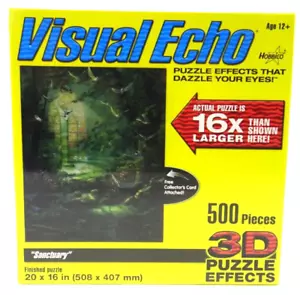 Visual Echo 500 Pieces 3D Puzzle Effects 20x16 Sanctuary 2007 FACTORY SEALED BOX - Picture 1 of 3