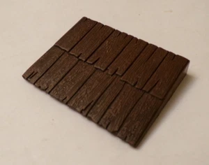 Mega Bloks x1 rampa diseñada madera marrón oscuro, 6x8x1 (021-9) - Imagen 1 de 1