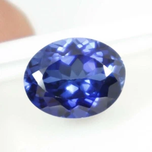 Natural Blue Kashmiri Sapphire Faceted 6.80 Ct Loose Gemstone GIE Certified 718 - Imagen 1 de 8