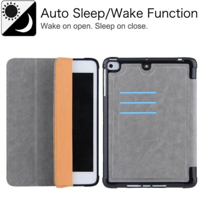 For iPad 9th 8th 7th 6th 5th Gen/Mini/Air/Pro Folding Smart Leather Case Cover - Image 1 of 4