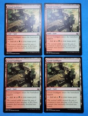 4x Gruul Guildgate Modern Masters 2017 Mtg Magic Card Dual Land Gate Mana 236 - Image 1 of 4