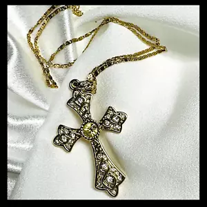 Jackie O Jacqueline Kennedy Citrine Westminster Necklace JBK Camrose Kross - Picture 1 of 10