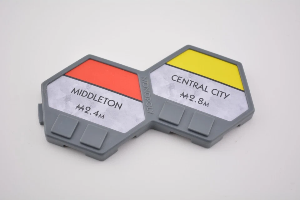 Monopoly U-Build Juego Piezas - Rojo Middleton y Amarillo Central City Azulejos Foto 1 de 1