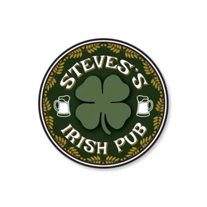 Family Irish Pub Lounge Plaque Custom Name Bar Wall Decor Round Metal Sign - Picture 1 of 4