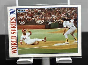 1991 Fleer - World Series '90 #2 - Billy Hatcher - Cincinnati Reds - Picture 1 of 2