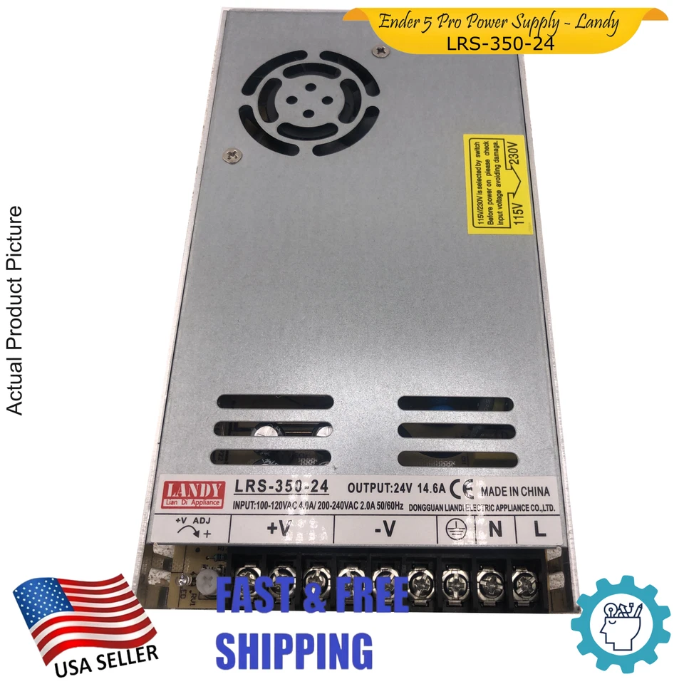 Ender 5 Pro Power Supply Landy LRS-350-24 - Image 1 of 4