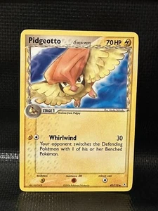 Juego de cartas coleccionables Pokémon Pidgeotto EX Holon Phantoms 49/110 regular poco común - Imagen 1 de 2