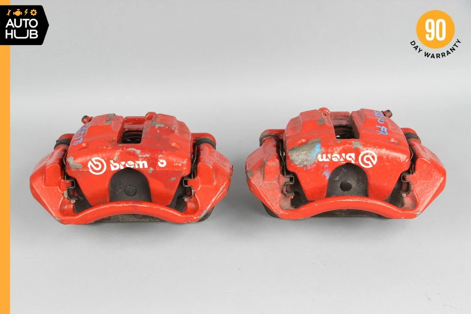 Juego de pinzas de freno delanteras Mercedes R171 SLK300 C320 0034202383 OEM 57k Foto 1 de 4