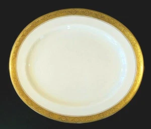Royal Worcester Gold Encrusted C-1393 Large Platter - Picture 1 of 2