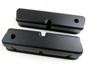 SBF Ford 289 302 351w Tall Aluminum Valve Covers Set Black E41206BK - Picture 1 of 4