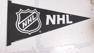 NHL National Hockey League Logo Original Wincraft made in USA pennant 12" x 30" - Picture 1 of 2