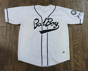 Bad Boy Records Biggie Notorious B.I.G Baseball Jersey Men's 2XL Hip Hop Y2K - Picture 1 of 9