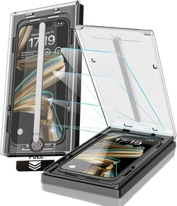 EZ-GLAZ-IPhone 13 Pro - Durezza 9H+ 12FT Grado Militare Infrangibile - Confezione da 4 - Foto 1 di 4