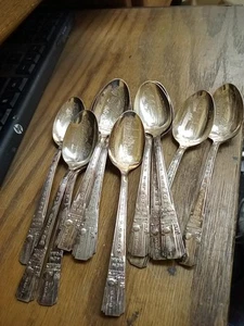 Wm Rogers Silverplate 1939 New York Esposizione Mondiale Cucchiai Edifici Completo 12 - Foto 1 di 5