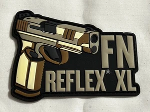 Parche PVC Personalizado FN American "Reflex XL", NRA Show 2025, Gancho y Lazo, ¡NUEVO! - Imagen 1 de 1