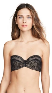 by Wacoal Women's B.Enticing Strapless Bra, Night, 36D - Foto 1 di 5