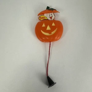 Fun World PIN Halloween Vintage Rare PULL STRING PUMPKIN Pop Up GHOST Boo 1980s - Bild 1 von 12